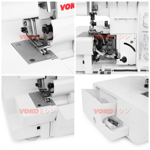 [EZO.0301157] Mesin Obras Neci Multifungsi Portable YOKO YK-334 SergerPro