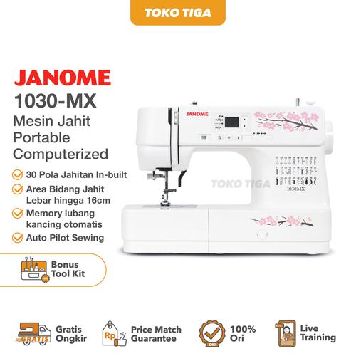 [EZO.0300551] Mesin Jahit JANOME 1030MX / 1030-MX Portable Computerised