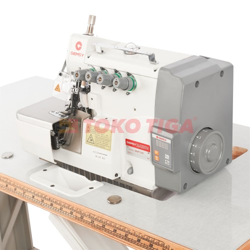 [EZO.0300563] Mesin Obras 4 Benang Gemsy GEM7724E/GEM-7724E Servo Direct Drive Motor