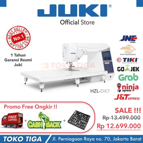 [EZO.0300638] [PROMO] JUKI HZL DX-7 Mesin Jahit dan Quilting Computerised Portable