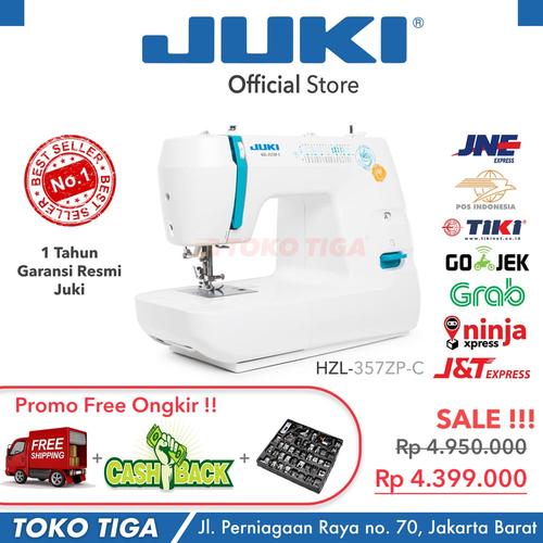 [EZO.0301268] [PROMO] Mesin Jahit JUKI HZL 357Z P-C / 357ZPC (Multifungsi Portable)