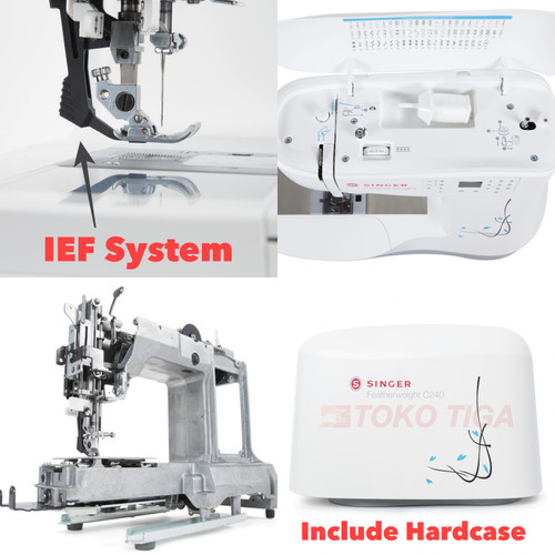 [EZO.0300612] Mesin Jahit SINGER C240 Featherweight Digital Computerized