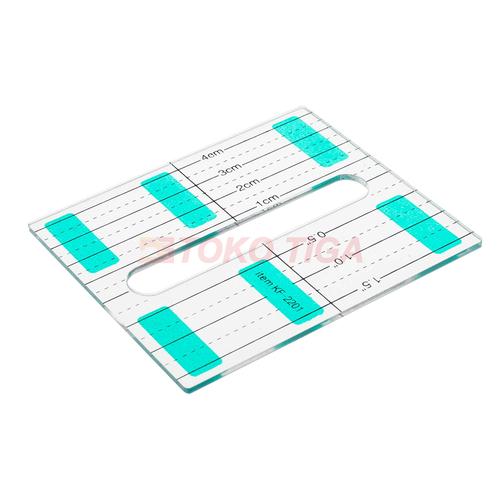 [EZO.0300686] Freemo Ruler Template / Penggaris Quilting Multifungsi (KF-2201)