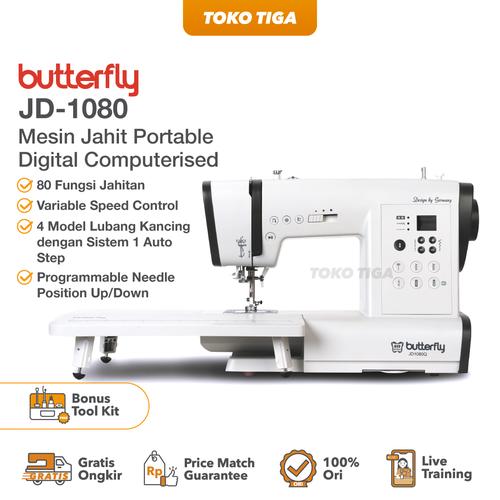 [EZO.0300700] Mesin Jahit BUTTERFLY JD1080Q / JD 1080Q (Digital & Computerised)