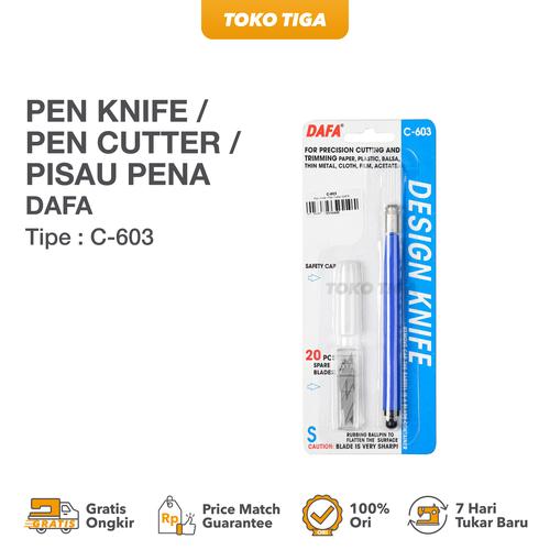 [EZO.0300844] Pen Knife / Pen Cutter / Pisau Pena / Design Knife DAFA C-603