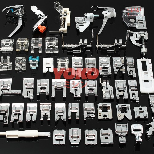 [EZO.0300784] Sepatu Set 52 Pcs Set + BOX Tapak Mesin Jahit Portable Multifungsi