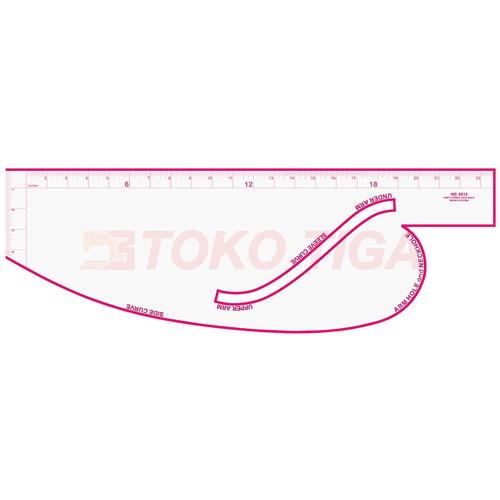 [EZO.0300792] Penggaris Jahit/Menjahit/Busana - Bahu Leher Lengan 24 Inch- 8512/6512