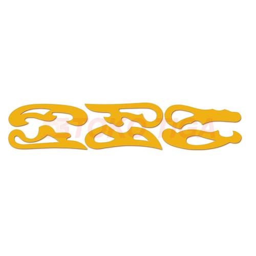 [EZO.0300868] Penggaris Pola Busana / French Curves Ruler - Model 8106/1306 (6 Pcs)