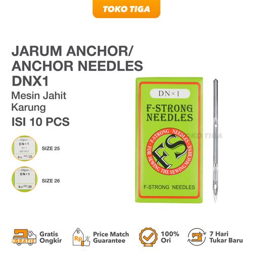 [EZO.0300892] Jarum Mesin Jahit Karung Anchor/Anchor Needles DNx1 200/25 Nomor 25