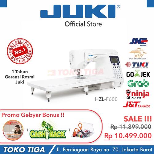 [EZO.0300893] JUKI HZL F-600 / F600 Exceed Quilt And Pro Special - Mesin Jahit Quilt