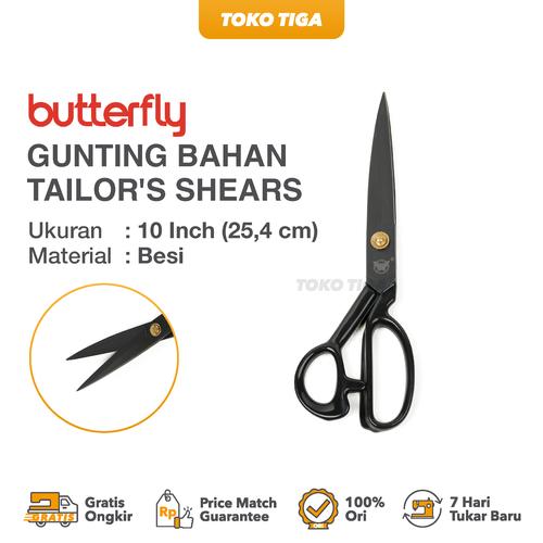[EZO.0300902] Gunting Potong Bahan Kain Butterfly 10 / Gunting Tailor Ukuran 10