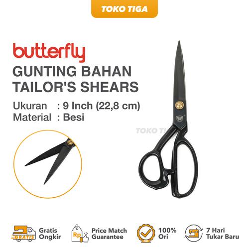 [EZO.0300907] Gunting Potong Bahan Kain Butterfly 9 / Gunting Tailor Ukuran 9