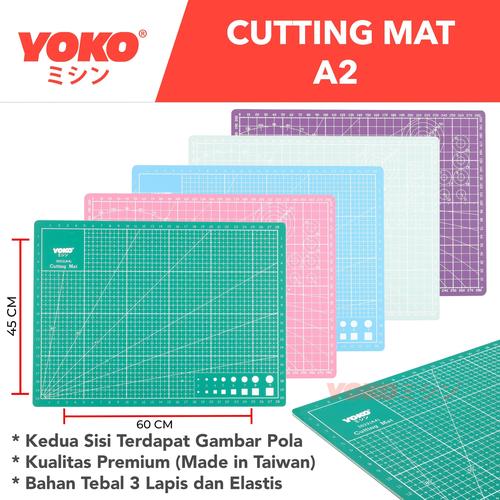 [EZO.0301481] Cutting Mat 9Sea Ukuran - A2 60x45cm/Double Side - Dua Sisi (Nine Sea)