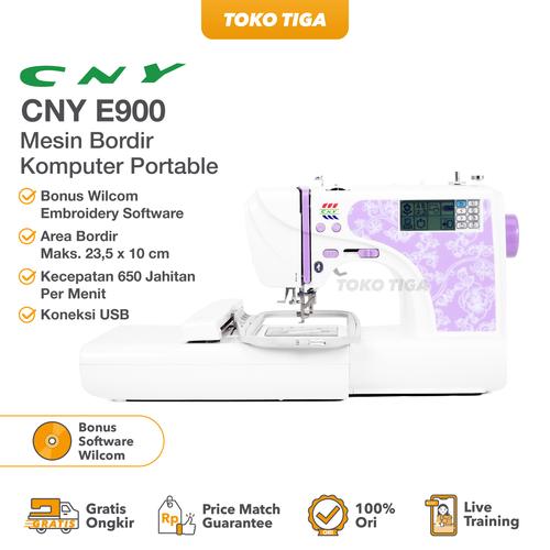 [EZO.0300948] Mesin Jahit Bordir Komputer CNY E900 / E 900 Portable