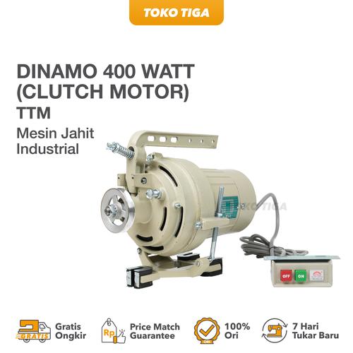 [EZO.0300972] Dinamo Mesin Jahit Industrial 400 Watt TTM (Clutch Motor)