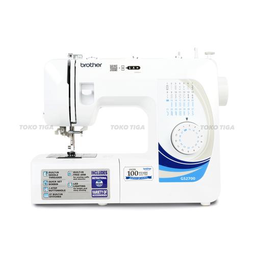 [EZO.0300004] Mesin Jahit BROTHER GS2700 Portable Multifungsi