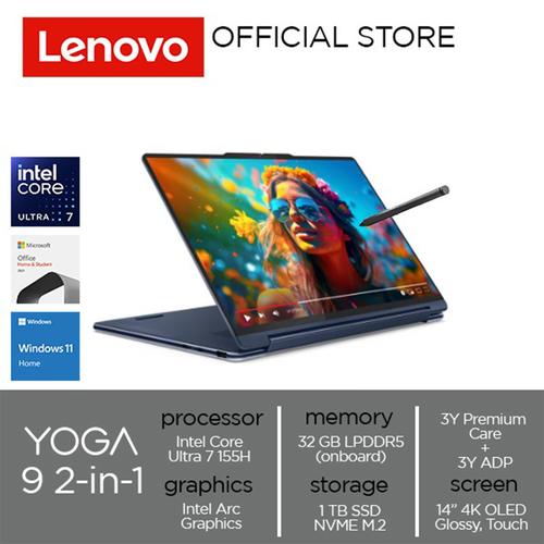 [EZO.2000375] Lenovo Yoga 9 2-in-1 14IMH9 Core Ultra 7 155H 32GB 1TB W11 OHS 4K OLED