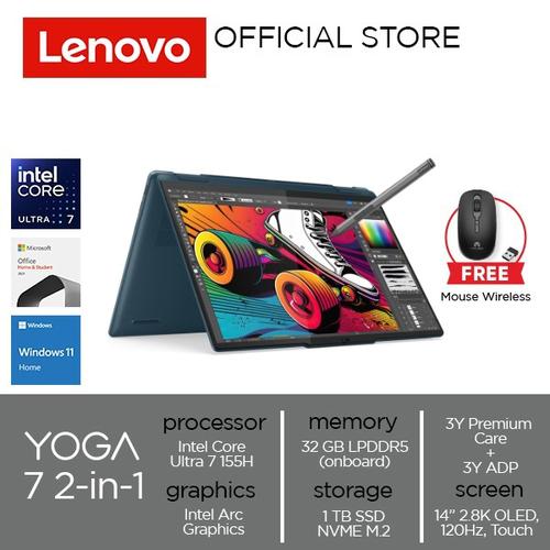 [EZO.2000377] Lenovo Yoga 7 2-in-1 14IML9 Core Ultra 7 155H 32GB 1TB W11 OHS OLED
