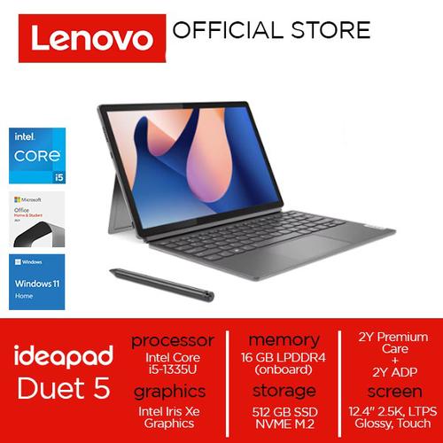 [EZO.2000380] Lenovo IdeaPad Duet 5 12IRU8 Core i5-1335U 16GB 512GB W11 OHS