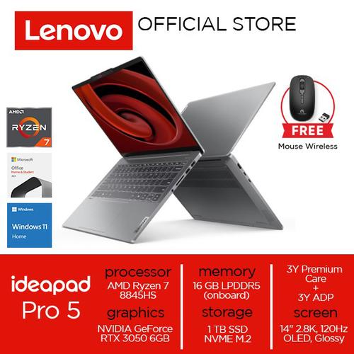 [EZO.2000216] Lenovo IdeaPad Pro 5 14AHP9 Ryzen 7 8845HS 16GB 1TB RTX 3050 6GB OLED