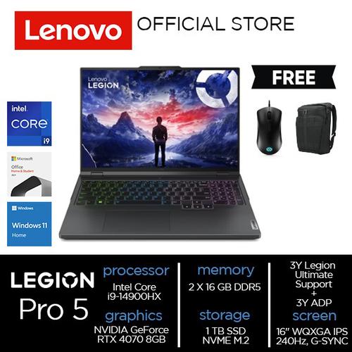 [EZO.2000387] Lenovo Legion Pro 5 16IRX9 Core i9-14900HX 32GB 1TB RTX 4070 8GB