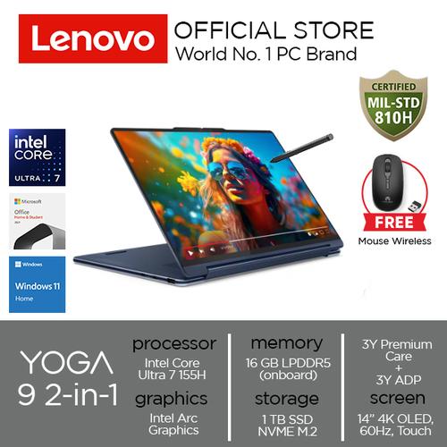 [EZO.2000394] Lenovo Yoga 9 2-in-1 14IMH9 Core Ultra 7 155H 16GB 1TB W11 OHS
