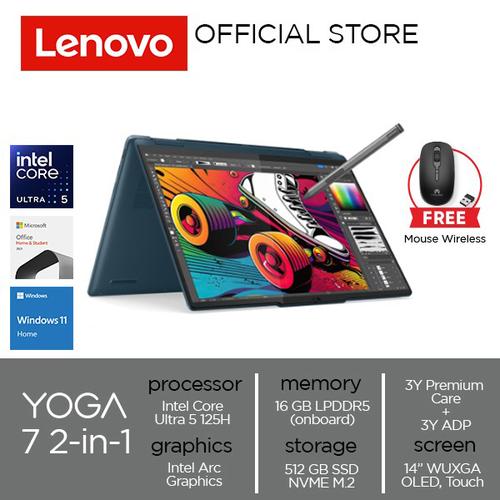 [EZO.2000226] Lenovo Yoga 7 2-in-1 14IML9 Core Ultra 5 125H 16GB 512GB W11 OHS