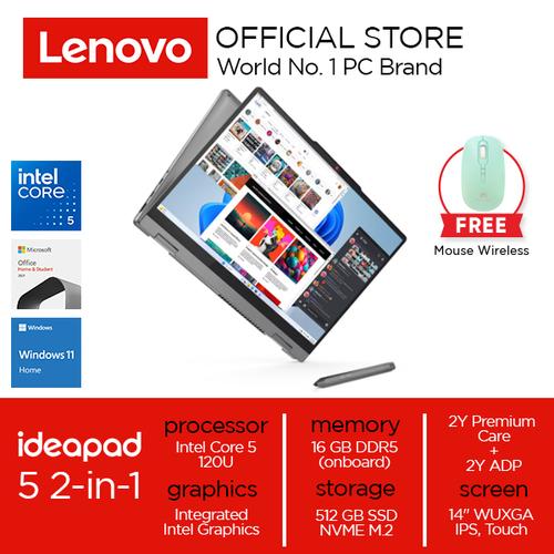[EZO.2000229] Lenovo IdeaPad 5 2-in-1 14IRU9 Core 5 120U 16GB 512GB W11 OHS