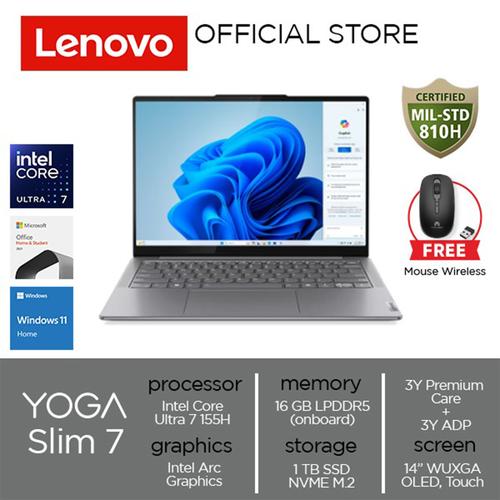 [EZO.2000239] Lenovo Yoga Slim 7 14IMH9 Core Ultra 7 155H 16GB 1TB W11OHS Touch OLED