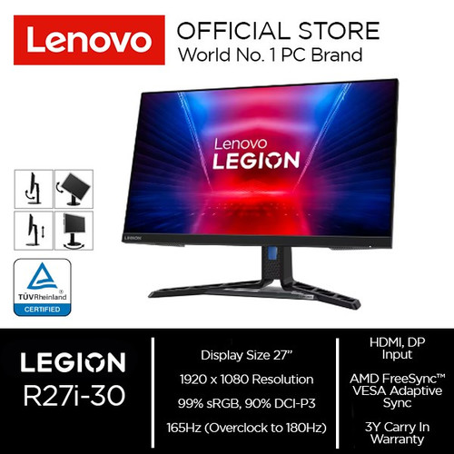 [EZO.2400152] Lenovo Monitor Legion R25i-30 24.5" IPS 165Hz
