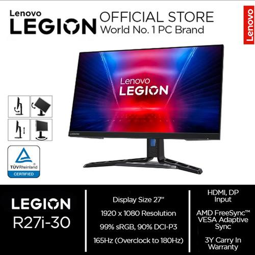 [EZO.2000247] Lenovo Monitor Legion R27i-30 27" IPS 165Hz