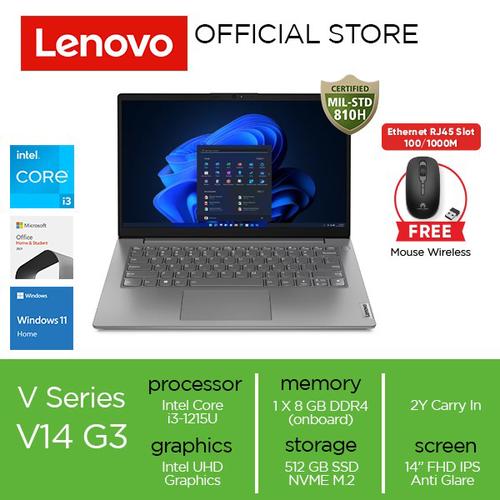 [EZO.2000257] Lenovo Lenovo V14 G3 IAP Core i3-1215U 8GB 512GB W11 OHS