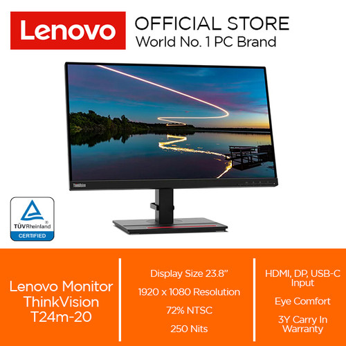 [EZO.2000262] Lenovo ThinkVision T24m-20 23.8" IPS 60Hz