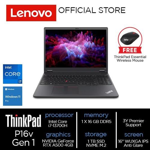 [EZO.2000264] Lenovo ThinkPad P16v Gen 1 (Intel) Core i7-13700H 16G 1T RTX A500 4GB