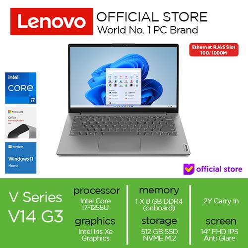 [EZO.2000441] Lenovo V14 G3 IAP Core i7-1255U 8GB 512GB W11 OHS