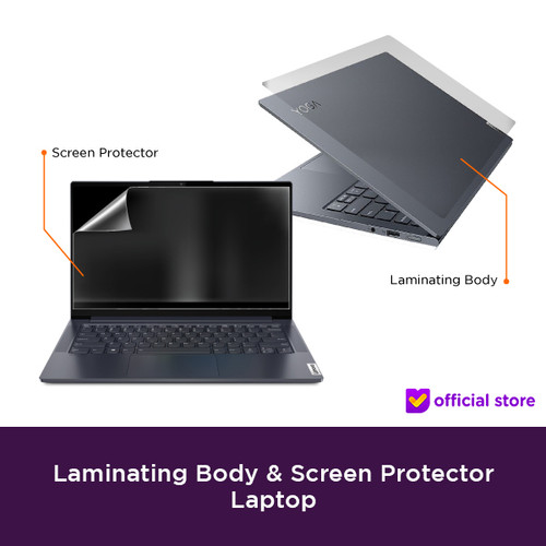 [EZO.2000289] laminating body dan screen protector Yoga book 9