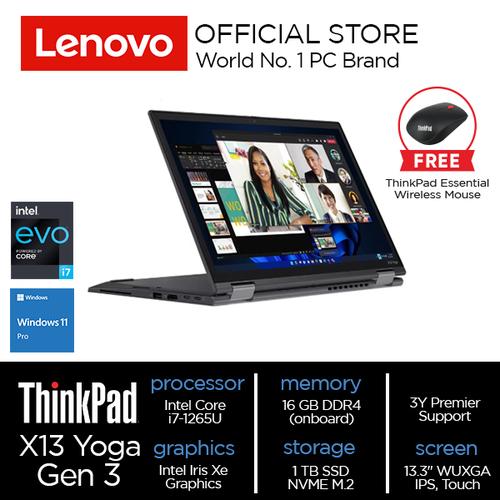 [EZO.2000498] Lenovo ThinkPad X13 Yoga Gen 3 Core i7-1265U 16GB 1TB SSD W11Pro