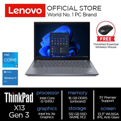 [EZO.2000297] Lenovo ThinkPad X13 Gen 3 (Intel) Core i5-1245U 16GB 512GB SSD W11Pro