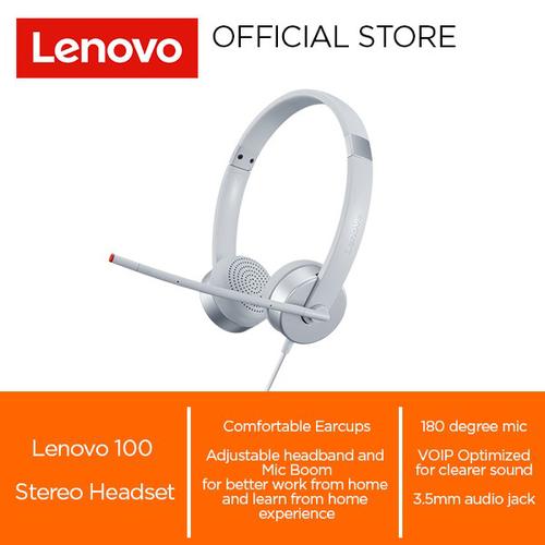 [EZO.2000343] Headset Analog  Stereo Lenovo 100