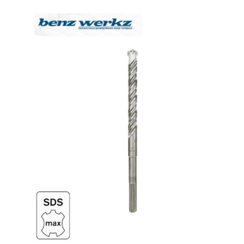 [EZM.5300007] SDS MAX 4-edge 35mm x 340mm - Mata bor beton SDS Max Benz Werkz