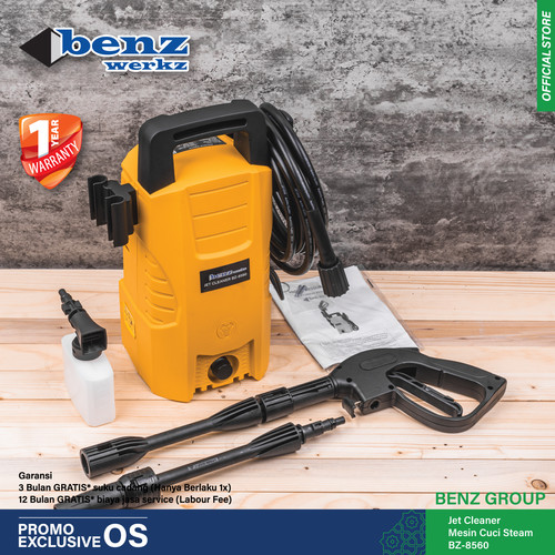 [EZM.5300045] Mesin Cuci Steam Mobil Motor BZ 8560 / Jet Cleaner Benz Werkz