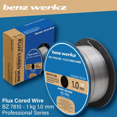 [EZM.5300072] Kawat Las MIG / Flux Cored Wire 1 mm 1 Kg Benz Werkz / SW E71T-GS