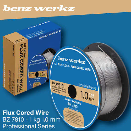 [EZM.5300072] Kawat Las MIG / Flux Cored Wire 1 mm 1 Kg Benz Werkz / SW E71T-GS