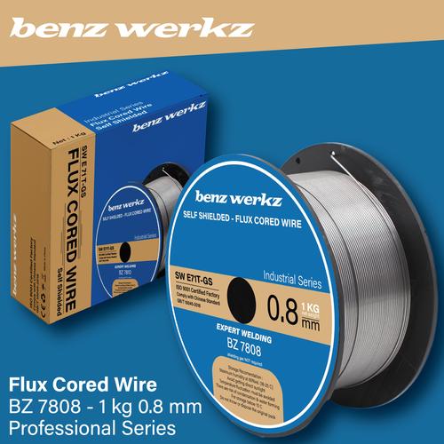 [EZM.5300073] Kawat Las MIG / Flux Cored Wire 0,8 mm 1 Kg Benz Werkz / SW E71T-GS
