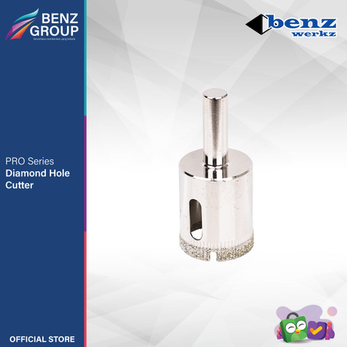 [EZM.5300131] 2 Pcs mata Bor Kaca 3 - 16 mm / Diamond Hole Cutter Benz Werkz
