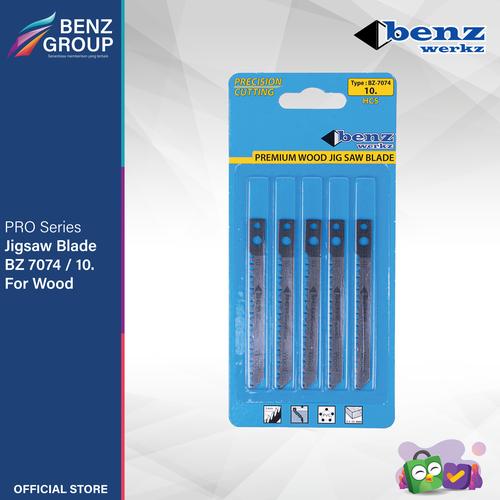 [EZM.5300137] 5 Pcs Mata Gergaji Kayu Jigsaw Blade No. 10 HCS Wood Benz Werkz