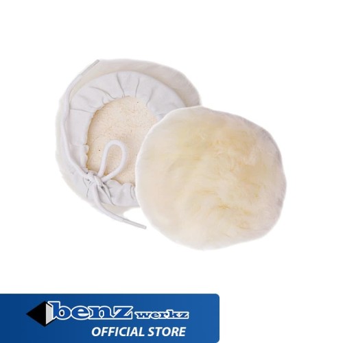 [EZM.5300262] Wool Buffing Pad Velcro 5" 7" / Busa Poles Wool Non Velcro Benz Werkz