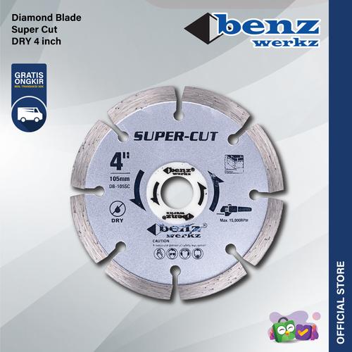 [EZM.5300278] Mata Potong Keramik 1.8 mm 4 inch Kering Super Cut Benz Werkz