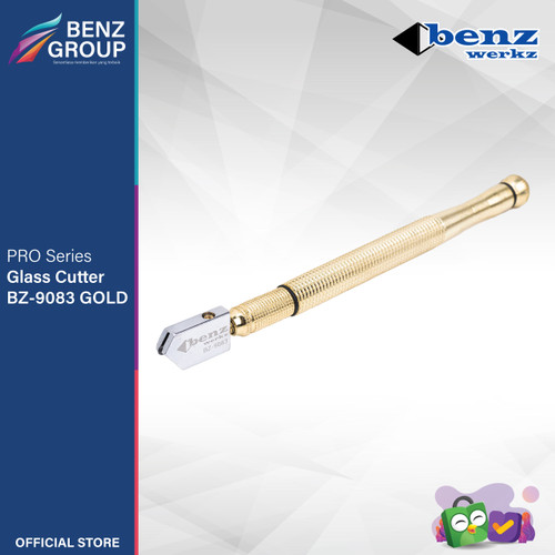 [EZM.5300390] Alat Pemotong Kaca Gold / Glass Cutter Benz Werkz