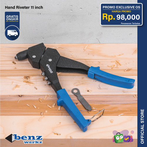[EZM.5300396] Tang Rivet 11 inch / Tembakan Paku Keling / Hand Rivet Benz Werkz